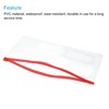 Unique Bargains A6 Size PVC Waterproof Home Office Travel Zip Envelope File Bags 40 Pcs - 3 of 3