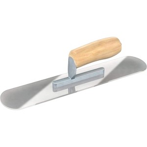 Bon Tool 12-906 Swim Pool Trowel - Plex 14-inch X 4-inch - Short Shank Camel Handle - 1 of 2