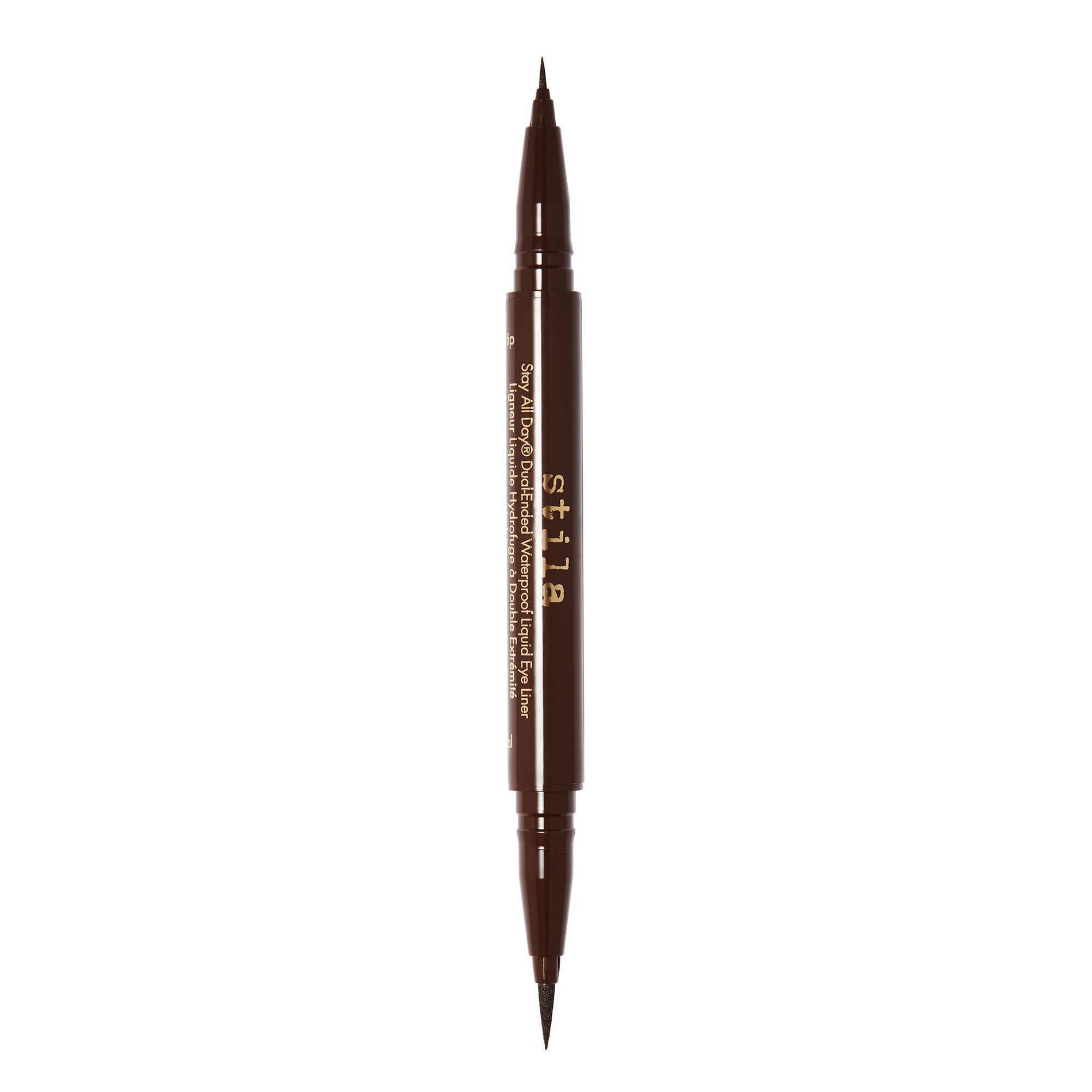 Stila Stay All Day Dual-Ended Waterproof Liquid Eyeliner - Dark Brown - 0.033 fl oz - Ulta Beauty