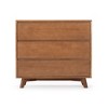 Max & Lily Solid Wood Scandinavian 3-Drawer Dresser - 4 of 4