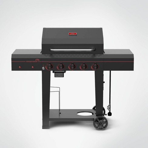 Megamaster 5 Burner Gas Grill 720 0982 Black Target