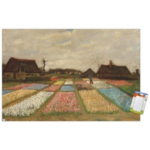 Trends International Flower Beds in Holland by Vincent van Gogh Unframed Wall Poster Prints - 1 of 4