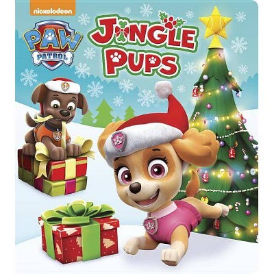 Jingle Pups (Paw Patrol) - (Glitter Board Book) by  Random House (Board Book)