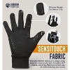 OutdoorEssentials Running Gloves - Touchscreen Men's Winter Gloves - Glove Liners - Hiking Gloves Cold Weather - Warm Gloves - 2 of 4