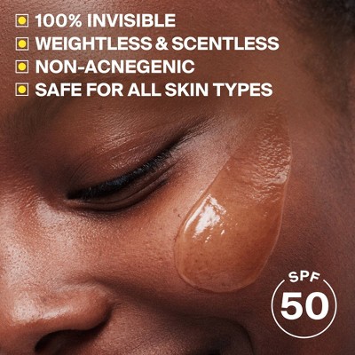 Supergoop! Unseen Clear & Invisible Face Sunscreen - SPF 50 - 1.7 fl oz
