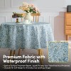 Printed Waterproof Fabric Tablecloths, Easy Care Dining Table Covers by Sweet Home Collection® - 2 of 4