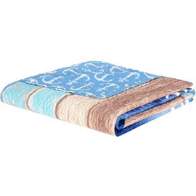The Lakeside Collection Life Love Lake Quilt Ensemble