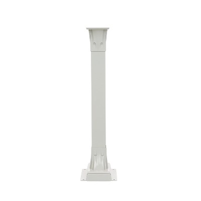 Callaway White Aluminum Adjustable Mailbox Post, 41" Height