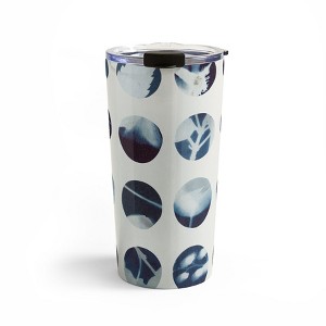Alisa Galitsyna Botanical Cyanotypes 20 oz Stainless Steel Travel Mug - Deny Designs - 1 of 4