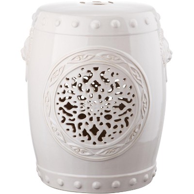 Flower Drum Garden Stool - ACS4532 - Indoor/Outdoor - Safavieh