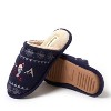 Dearfoams Women's Novelty Christmas Knit Scuff Slipper and Eyemask Gift Set - image 4 of 4