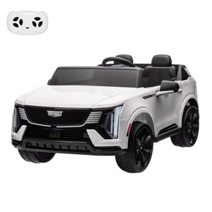 2 Seater Ride on Car for Kids, 24V Licensed Cadillac Electric Car Toy, Ride on Truck with Remote Control, Suspension, Music, LED - 1 of 4