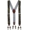 CTM Men's 1.375 Inch Wide Camouflage Print Double Clip-End Suspenders - 4 of 4