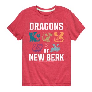 Boys' - How to Train Your Dragon - Dragons Of New Berk Short Sleeve Graphic T-Shirt - 1 of 3