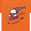 Boys' - Peanuts - Snoopy Sledding Short Sleeve Graphic T-Shirt - 2 of 4
