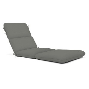 Casual Cushion Solid Sunbrella Fabric 1-Piece Outdoor Chaise Cushion, 22.5"W x 74"L - 1 of 4