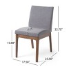 Modern Upholstered Dining Chair Set of 2, Armless Dining Chair For Kitchen Or Dining Room -Tanpinhause - 4 of 4