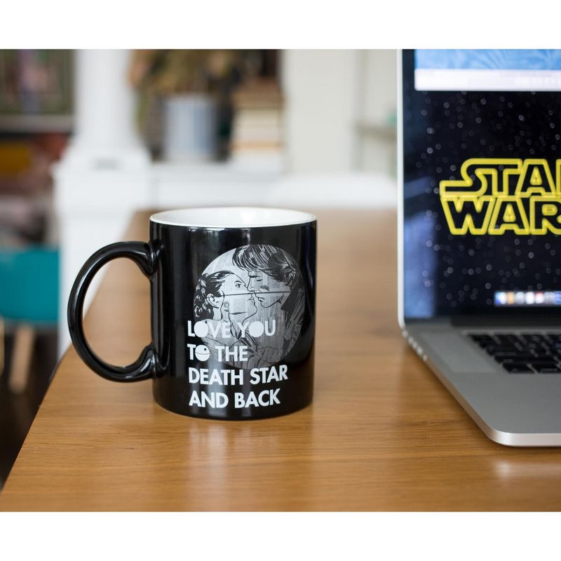 Silver Buffalo Star Wars "Love You To The Death Star And Back" Ceramic Mug | Holds 20 Ounces, 5 of 7