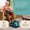 Lifepro AutoGlide Under Desk Elliptical – Quiet Seated Pedal Exerciser with Remote Control 10 Speed Levels & Forward/Reverse Motion for Home, Office - 2 of 4