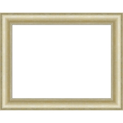 Amanti Art Textured Light Gold Framed Dry Erase Magnetic Board