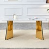 NicBex Dining Room Table for 6 Modern 63" Dining Table Counter Height Table with Curved Base and Imitation Marble for Kitchen - 3 of 4