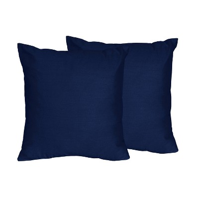 Navy Throw Pillow - Sweet Jojo Designs