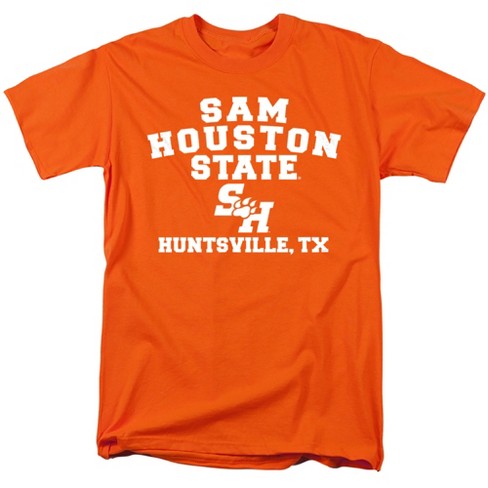 Sam Houston State University Official Huntsville Unisex Adult T-Shirt, Orange - image 1 of 4