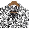LA LEELA Men's Halloween Costumes Hawaiian Shirts Short Sleeve Button Down Shirt Mens Beach Casual Tropical Shirts for Men - 3 of 4