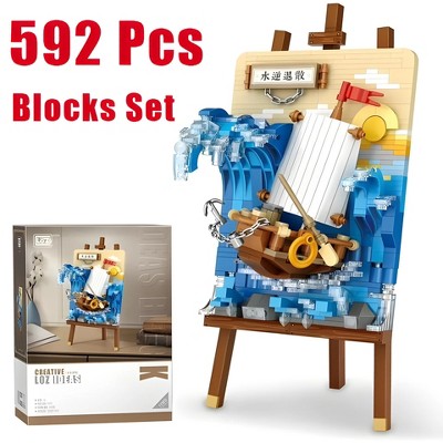 592 Pcs Corsair 3D DIY Mini Building Blocks for Adults and Teens,Christmas Brithday Gifts
