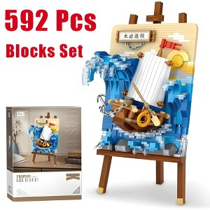 592 Pcs Corsair 3D DIY Mini Building Blocks for Adults and Teens,Christmas Brithday Gifts - 1 of 4