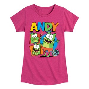 Girls' - Lets Go Luna - Andy Fitted Short Sleeve Graphic T-Shirt - 1 of 3