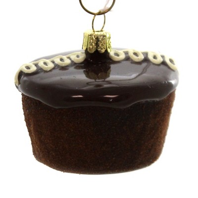 Cody Foster A Devil Food Chocolate Cupcake Sweet Treats Glass Ornament Go4328