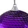 Northlight 3" Purple Sequin Shatterproof Ball Christmas Ornament - 3 of 4
