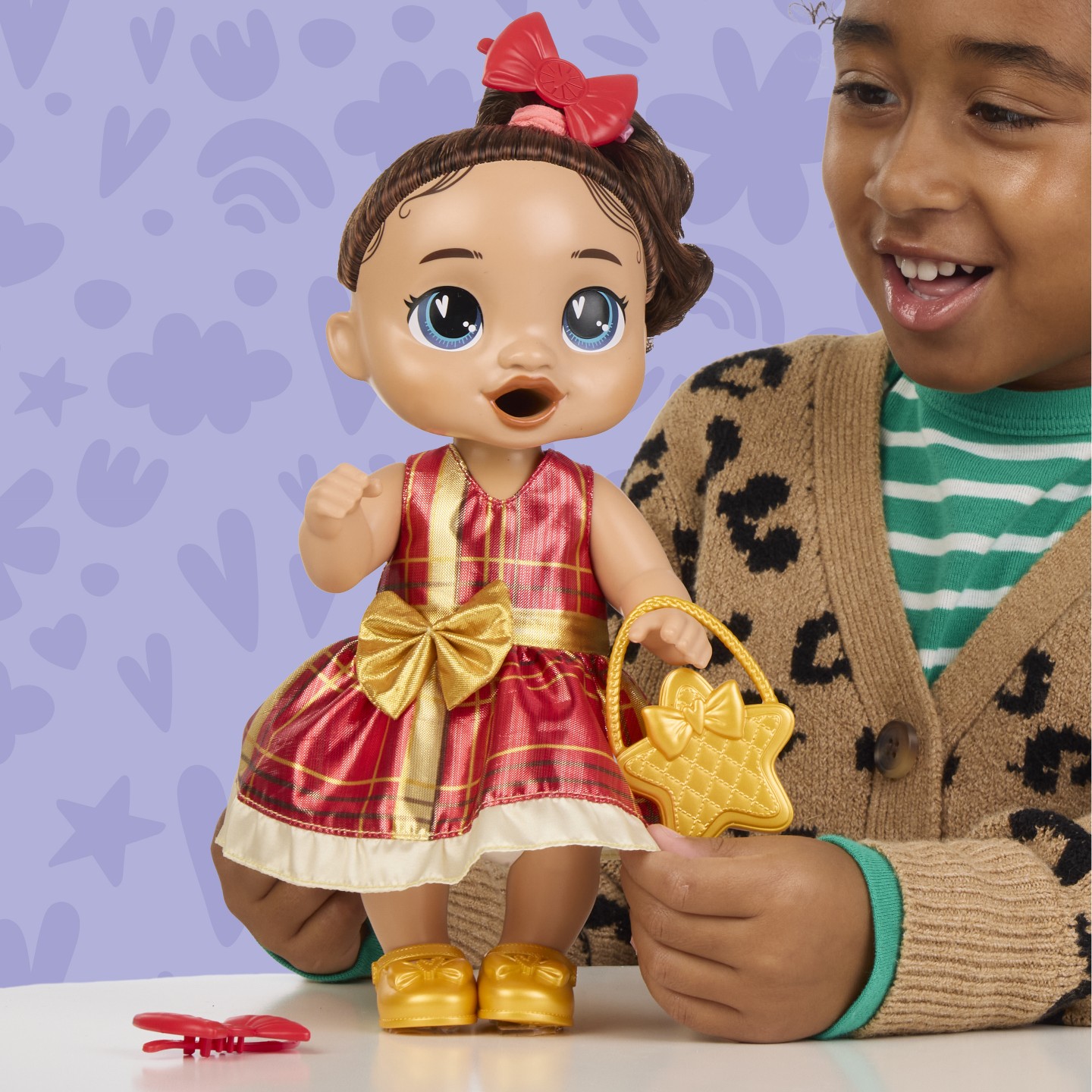 Детские куклы Baby Alive Holiday Dress-Up Set — фото 6