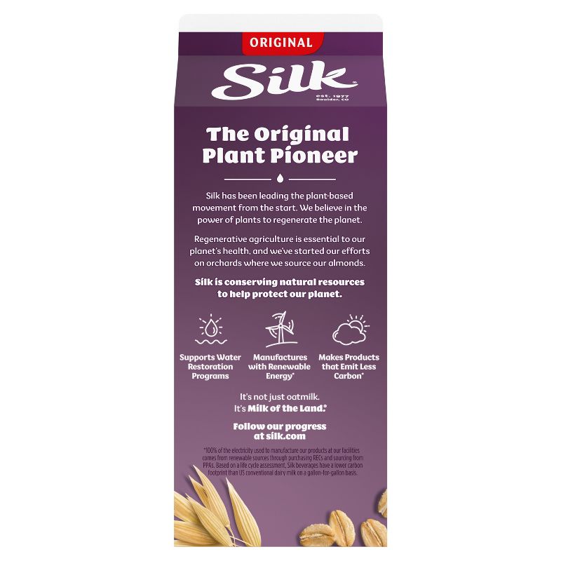 Silk Original Oat Milk - 0.5gal, 5 of 13