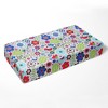 Bacati - Botanical Floral with Birds Pink Multicolor 100 percent Cotton Universal Baby US Standard Crib or Toddler Bed Fitted Sheet - 3 of 4