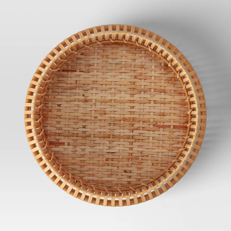 Round Vertical Natural Weave Tray - Threshold&#8482;, 4 of 5
