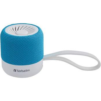 Verbatim Portable Bluetooth Speaker System - Teal - 100 Hz to 20 kHz - TrueWireless Stereo - Battery Rechargeable