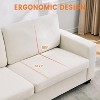 Modern Oversized Corduroy Sofa - Comfy Cloud Sofa with Washable Cover for Living Room, Bedroom, Office - 3 of 4