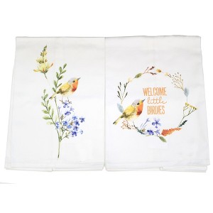 Ganz 26.0 Inch Wildflower Bird Teatowel Home Tweet Home Kitchen Towel - 1 of 3