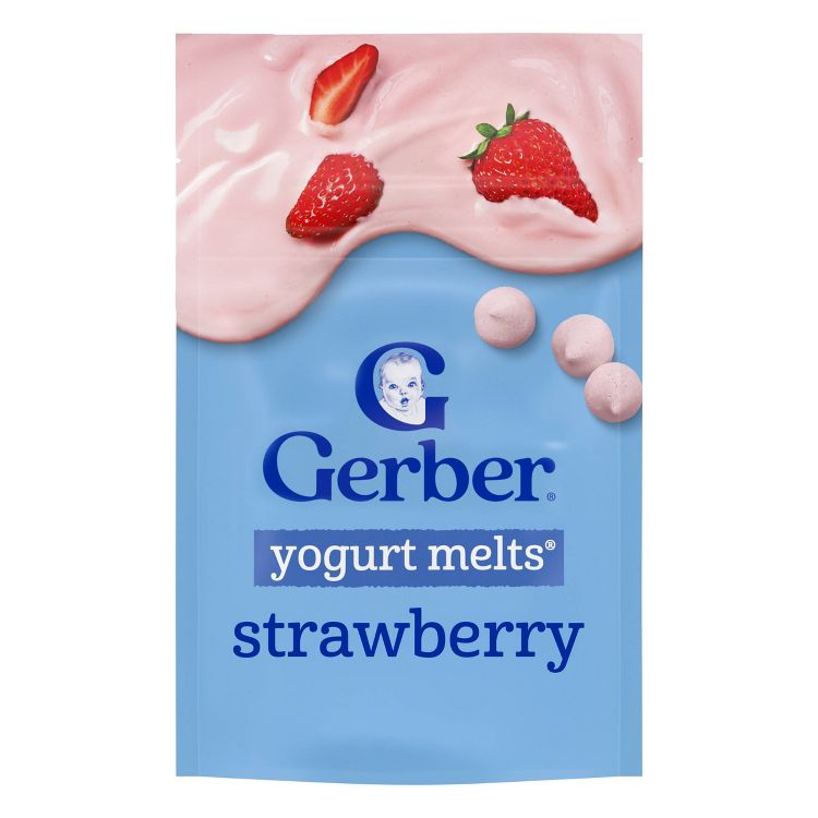 Gerber Strawberry Yogurt Melts Baby Snacks, 1 of 10