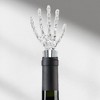 Unique Bargains Skeletal Hand Stopper Aluminum Alloy TPE Black Silver Tone 5.20"x1.97"x0.79" 1 Pc - 2 of 3