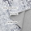 Living Room Rug Washable, Soft Vintage Damask Distressed Large Area Rugs for Bedroom Boho Abstract Indoor Floor Carpet, Low Pile Non-Slip - 3 of 4