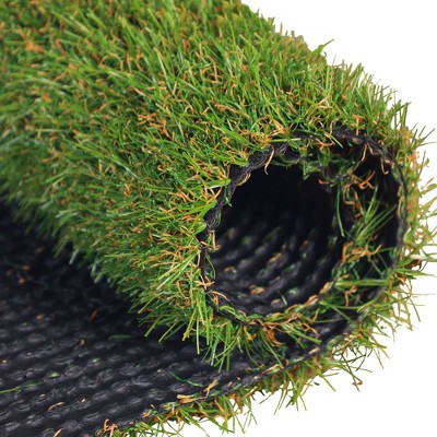 Green Artificial Grass Indoor/Outdoor Pet Training Area Rug