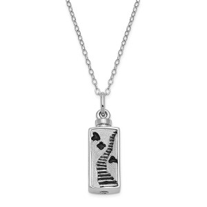Black Bow Jewelry Stairway to Heaven Ash Holder Necklace in Sterling Silver - 1 of 4