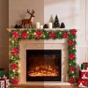 Christmas Garland with Ornaments -  Holiday Decor for Indoor/Outdoor Xmas Display - 2 of 4