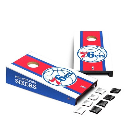 NBA Philadelphia 76ers Desktop Cornhole Board Set
