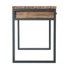 Alaterre Furniture Claremont Rustic Wood and Metal Office Desk, Natural Wood Grain Finish with Two Side Drawers, Ideal for Home Office and Study Room - 4 of 4