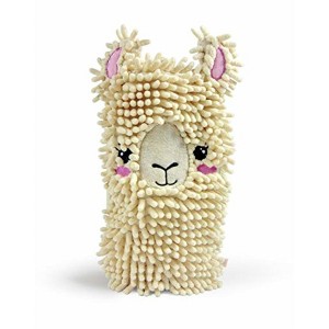 Fred Spit Shine, Llama Duster Mitt for Kids & Adults, Microfiber Cleaning Tool for Dusting, Reusable, Washable, Static Cling Cleaning Mitt - 1 of 4