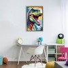 Stupell Industries Colorful Roaring T-Rex Floating Frame Canvas Art - 3 of 4